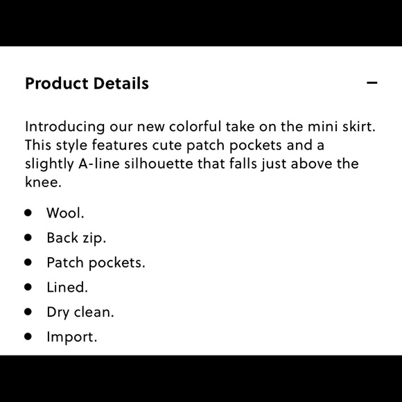 NWT J.Crew mini skirt in double-serge wool skirt. - Picture 10 of 12